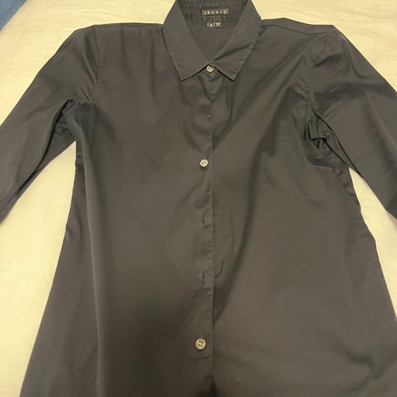 Theory Black Blouse - Picture 4 of 4